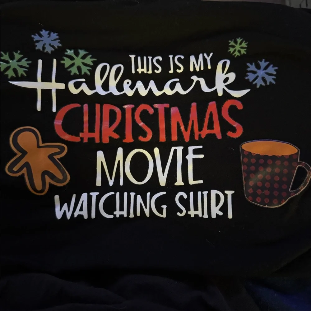 SHEIN Black Hallmark Christmas Movie Watching Blanket